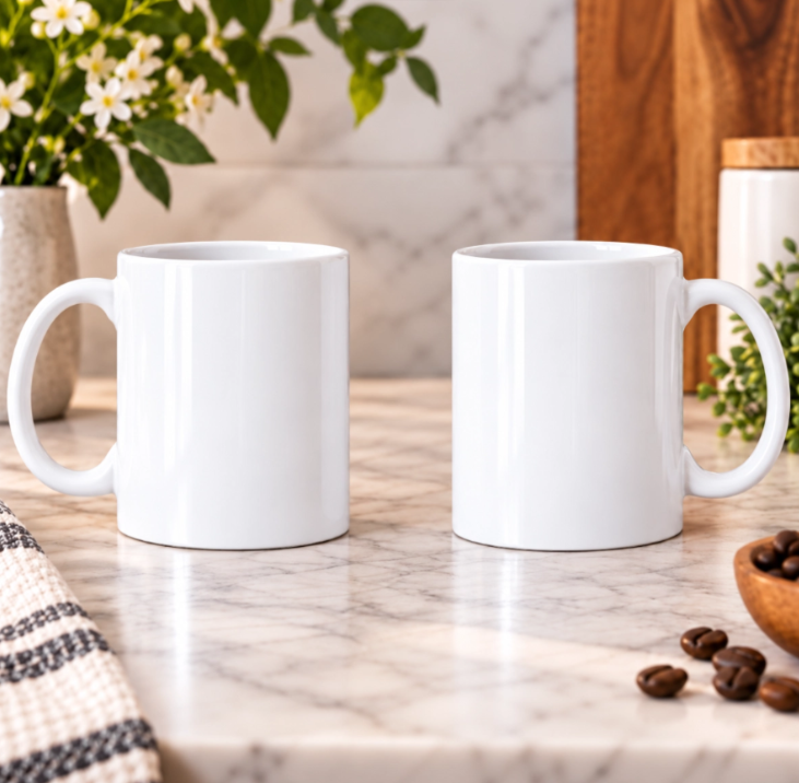 Design Your Own Personalized White Ceramic Mug
