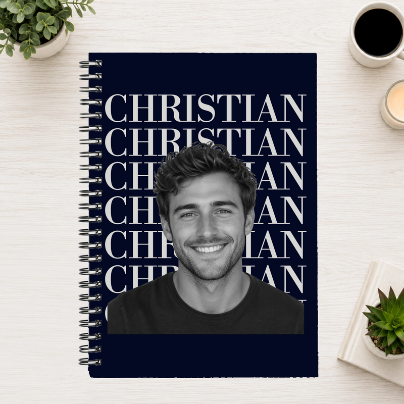 Headliner Personalized 6"x8" Spiral Bound Notebook