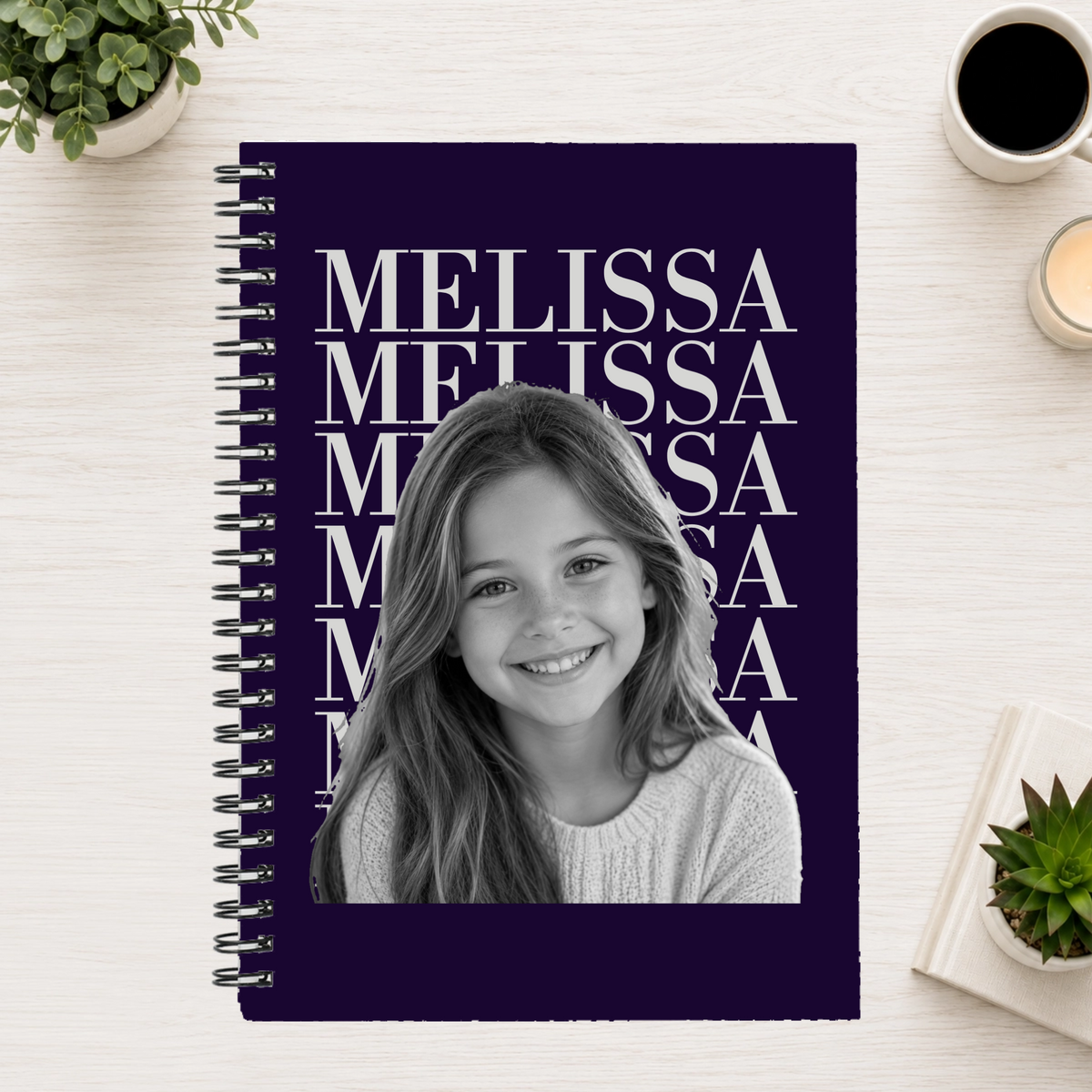 Headliner Personalized Kid 6"x8" Spiral Bound Noteboo