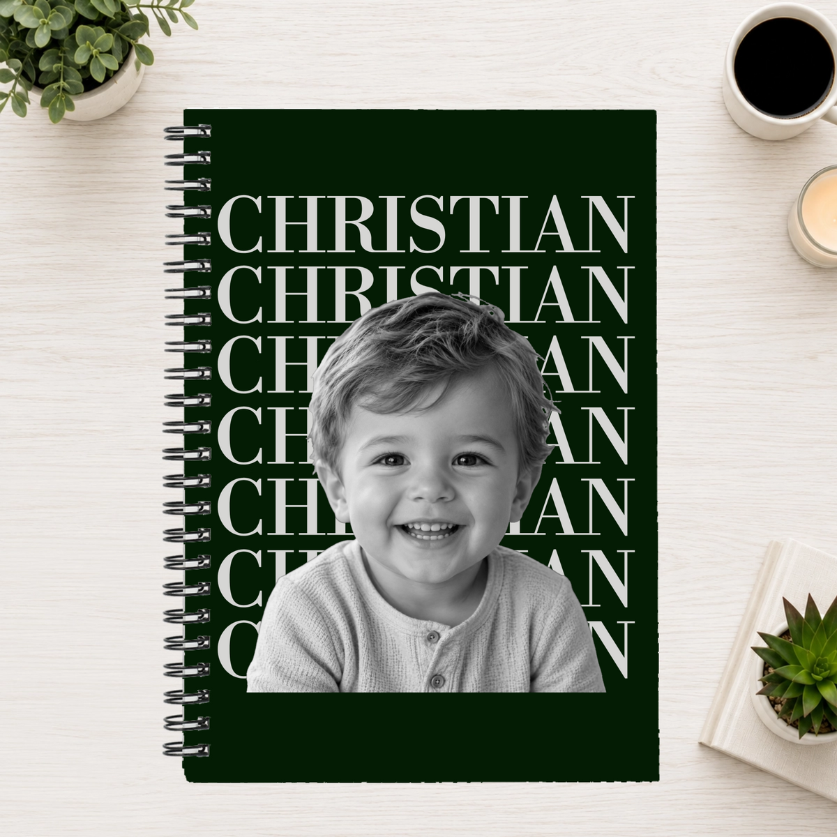Headliner Personalized Kid 6"x8" Spiral Bound Noteboo