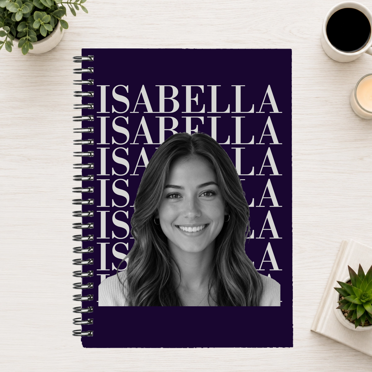 Headliner Personalized 6"x8" Spiral Bound Notebook