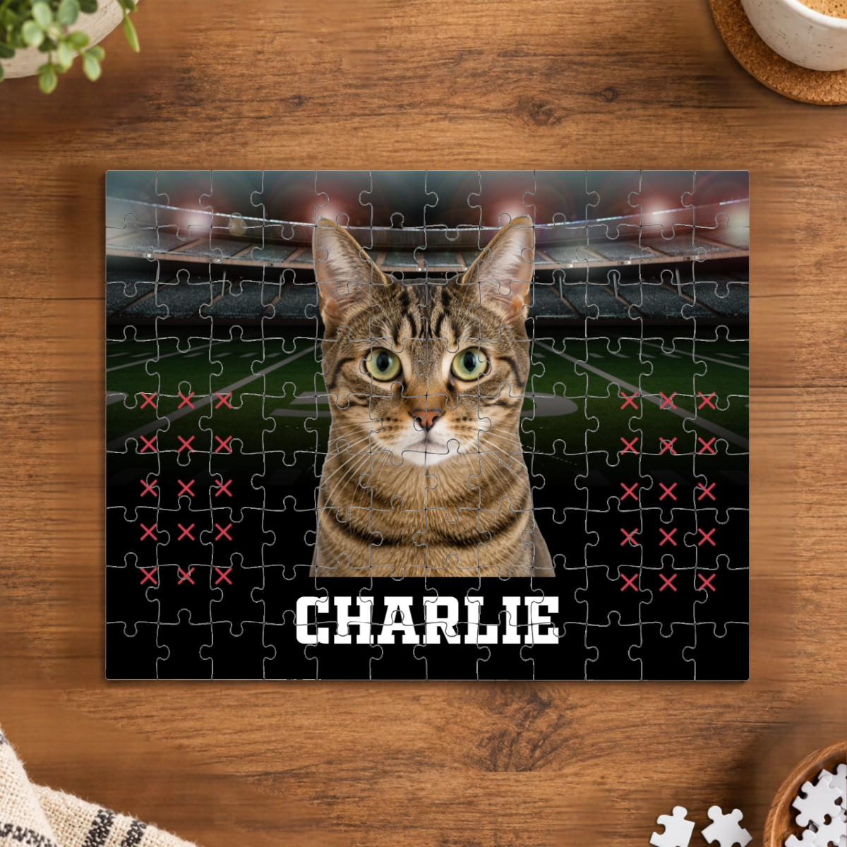 Friday Night Lights Personalized Cat Puzzle