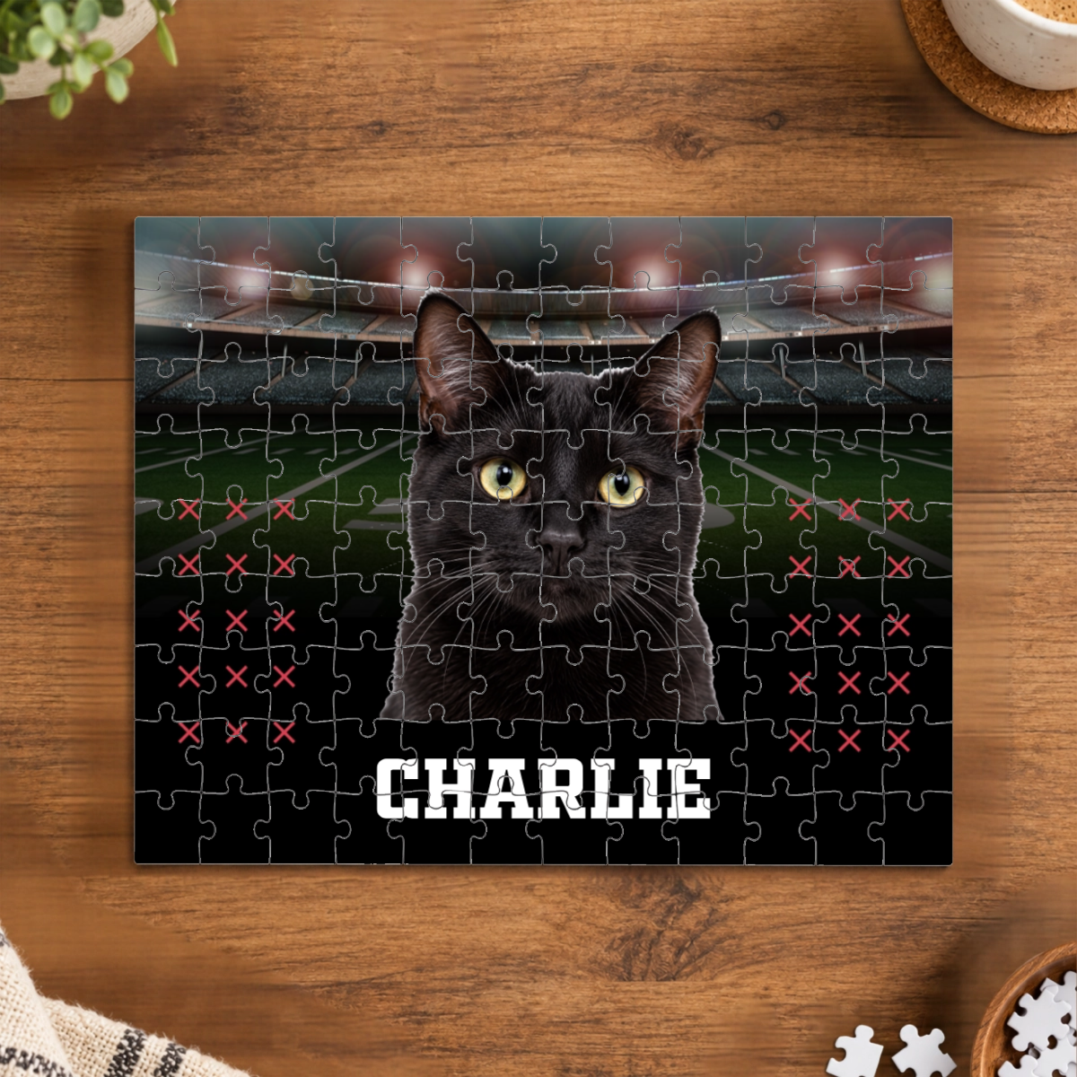 Friday Night Lights Personalized Cat Puzzle