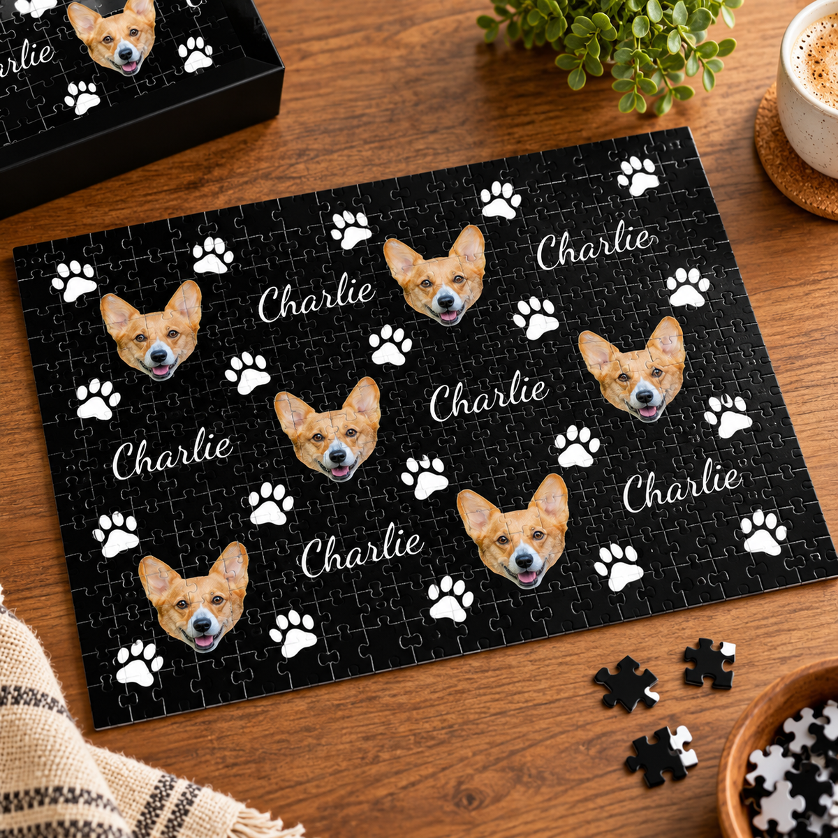 Pawfertly Yours Personalized Dog Puzzle