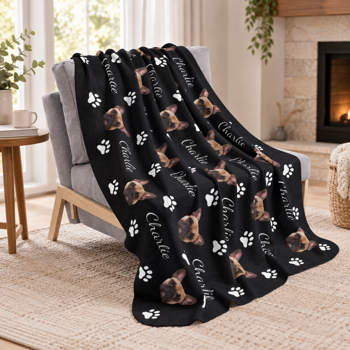 Pawfectly Yours Personalized Dog 50x60 Sherpa Blanket