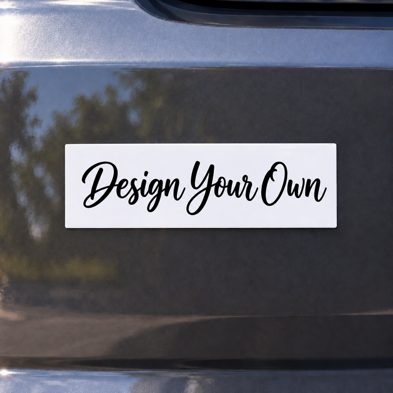 Design Your Own Personalized Bumper Magnet