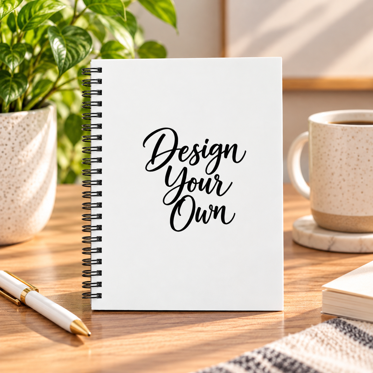 Design Your Own Personalized 6"x 8" Spiral Bound Notebook
