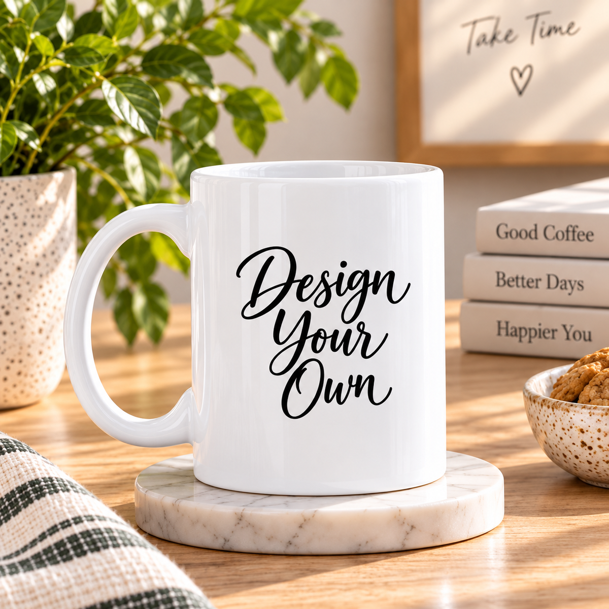 Design Your Own Personalized White Ceramic Mug