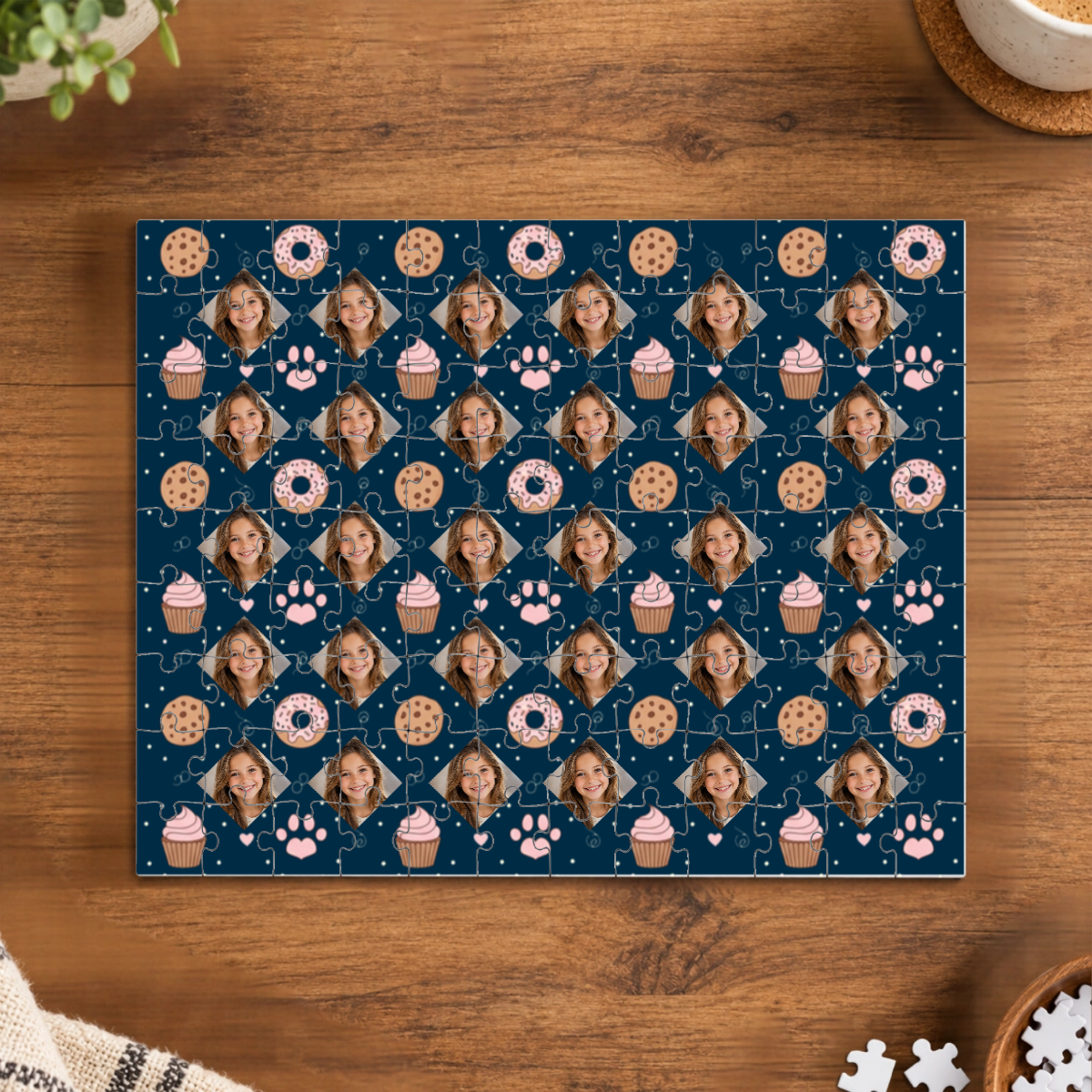 Paws & Pastry Personalized Kid Puzzle