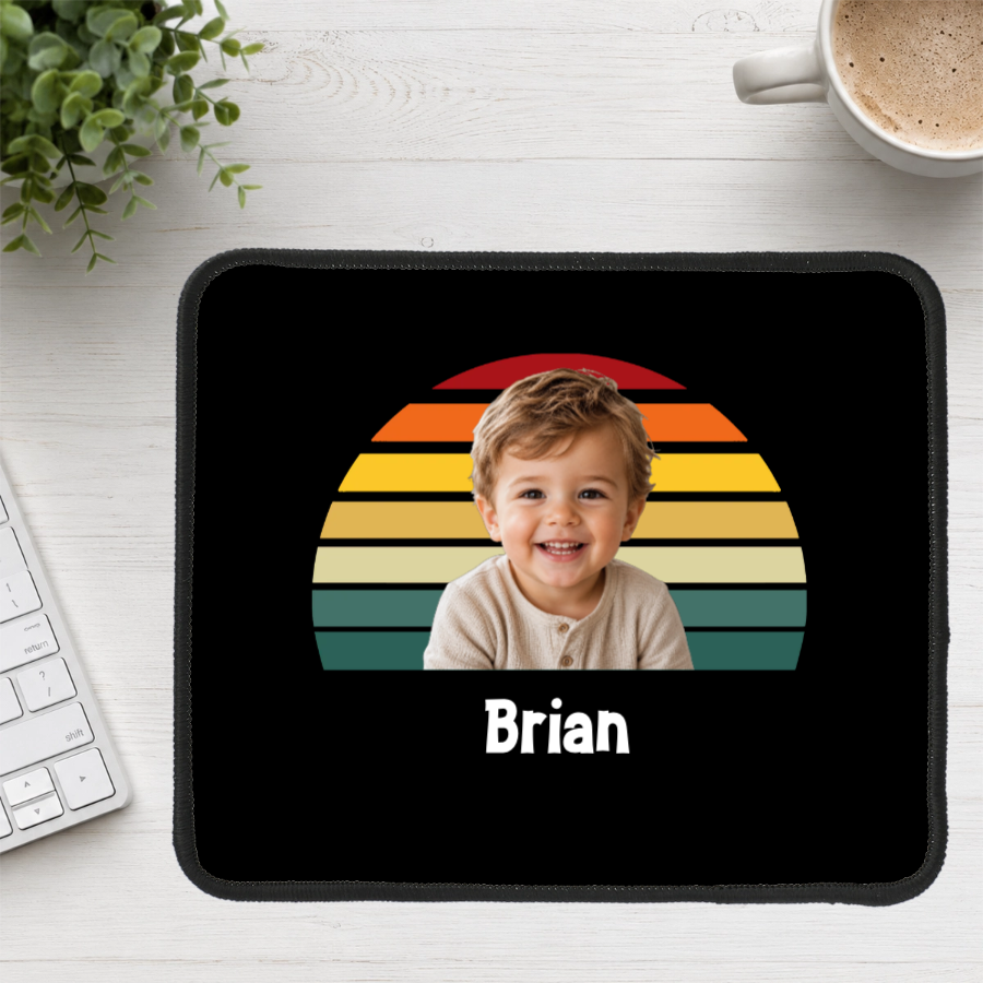 Happy Trails Personalized Kids Mouse Pad
