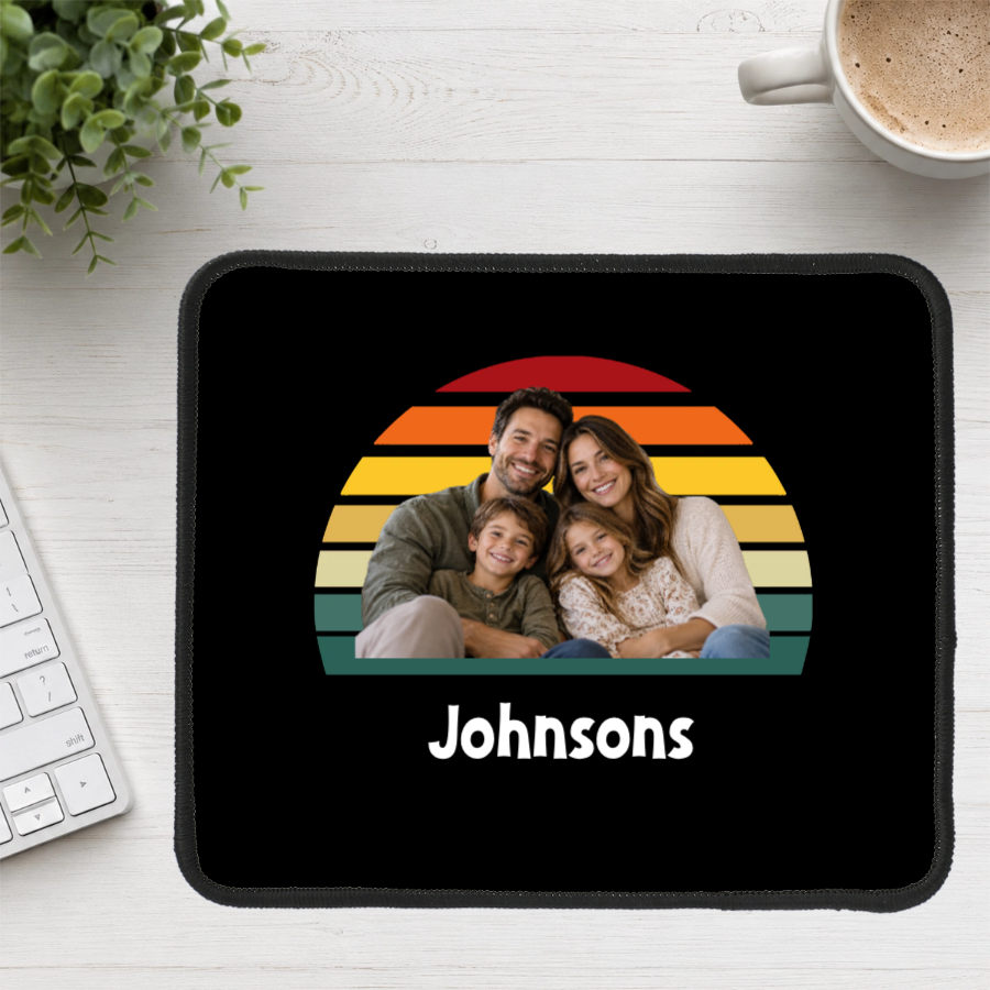 Happy Trails Personalized Family Mouse Pad