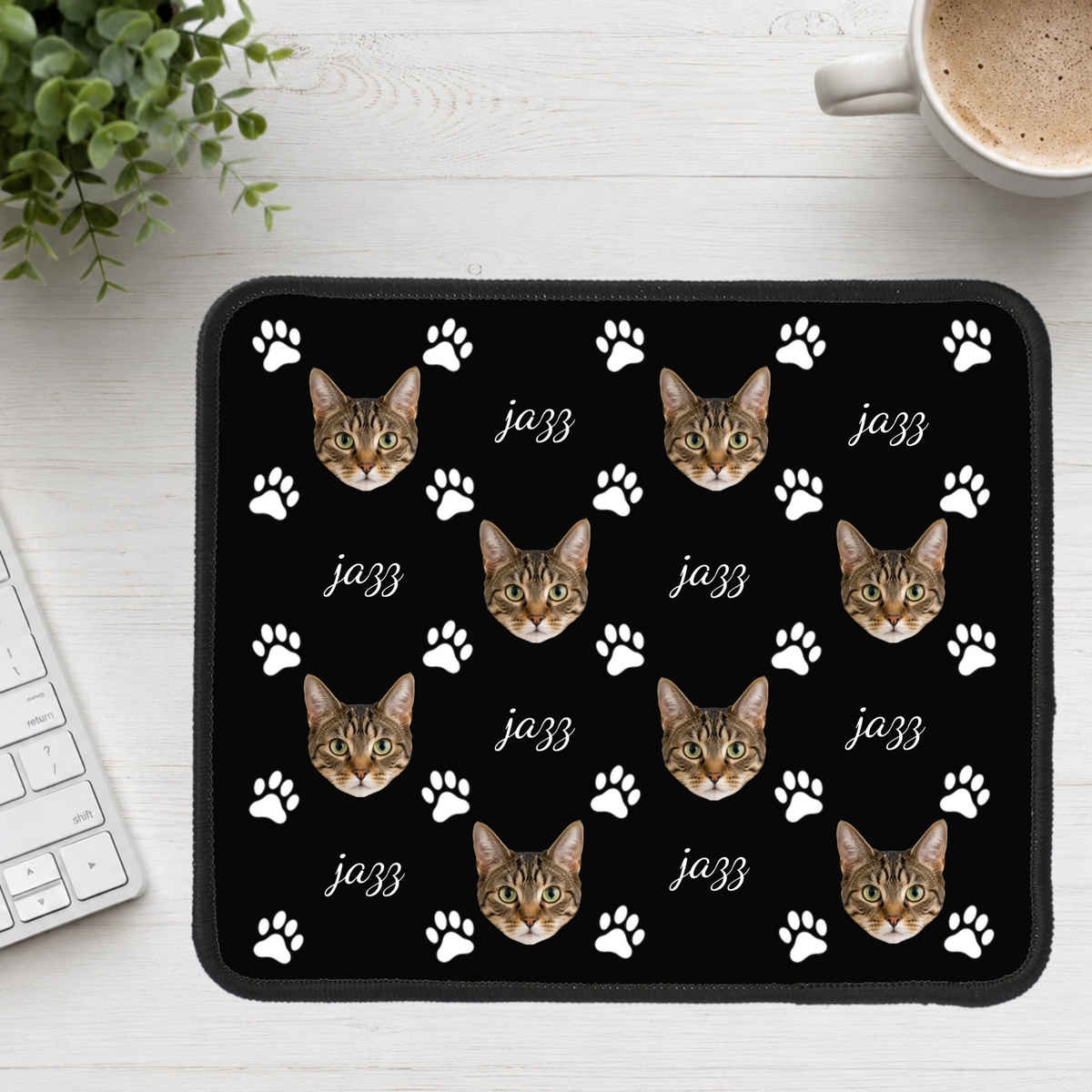 Pawfectly Yours Cat Personalized Mouse Pad