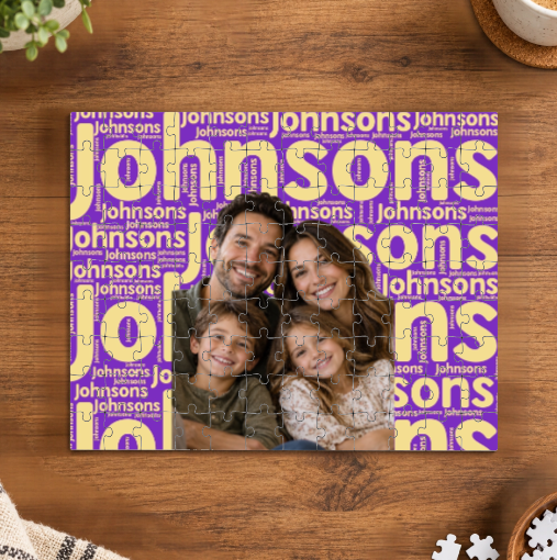 Signature Moments Personalized Family Puzzle