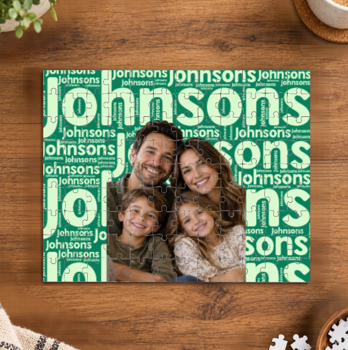 Signature Moments Personalized Family Puzzle