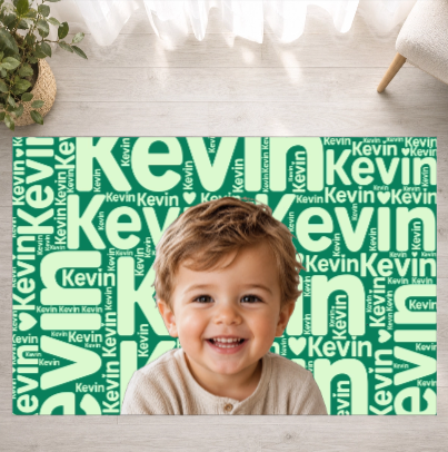 Signature Moments Personalized Kids Washable Rug