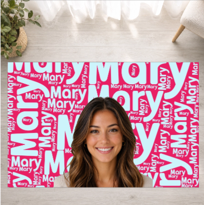 Signature Moments Personalized Washable Rug