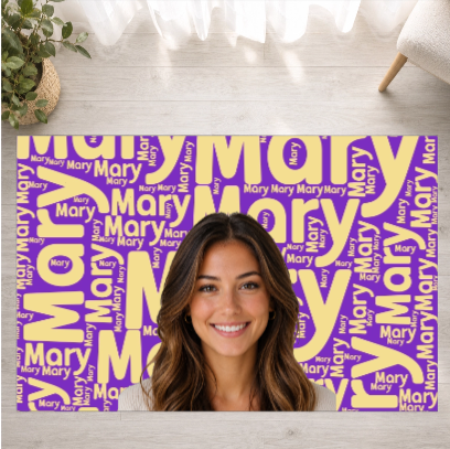 Signature Moments Personalized Washable Rug