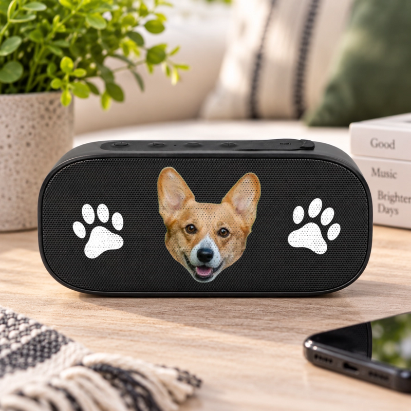 Pawfectly Yours Dog Paw Print Personalized Stark 2.0 Bluetooth Speaker