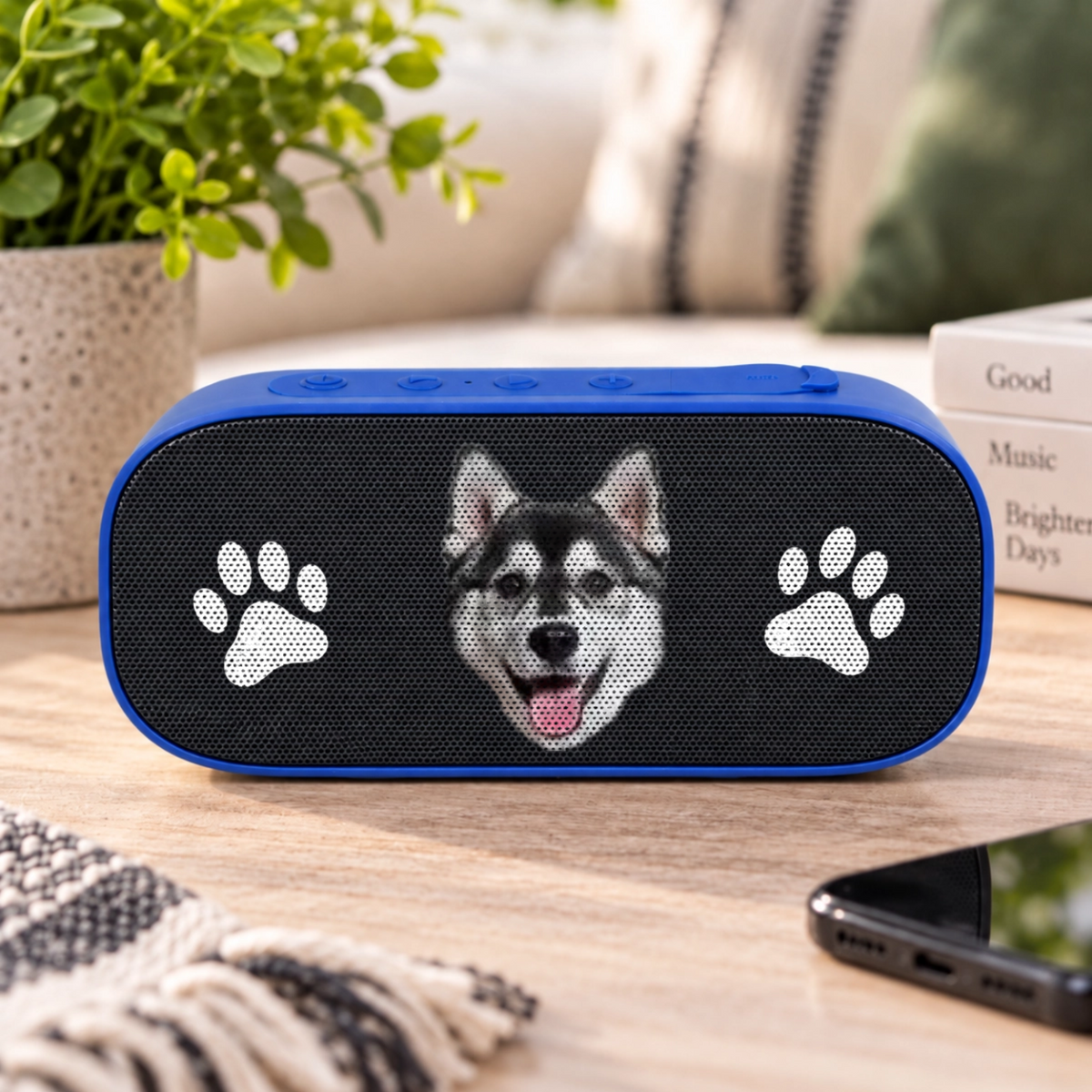Pawfectly Yours Dog Paw Print Personalized Stark 2.0 Bluetooth Speaker