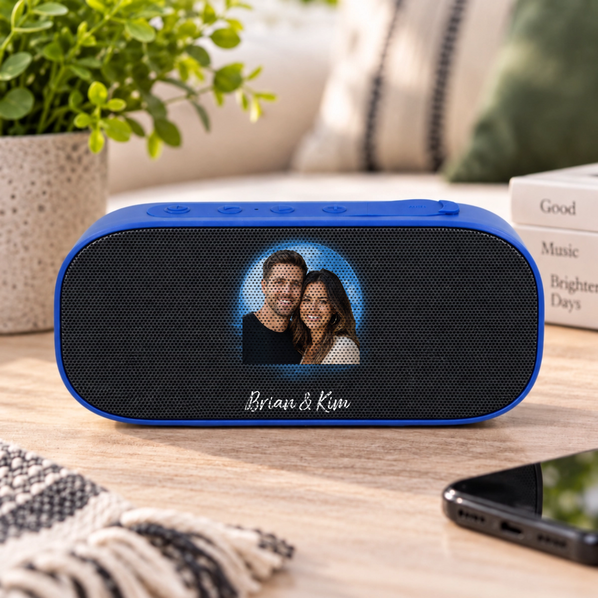 Love You to the Moon Personalized Couple Stark 2.0 Bluetooth Speaker