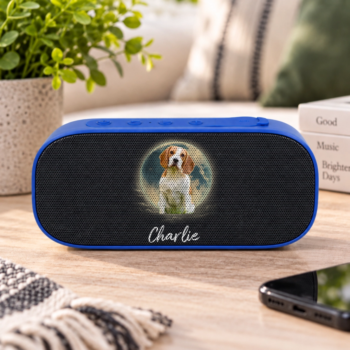 Love You to the Moon Personalized Dog Stark 2.0 Bluetooth Speaker