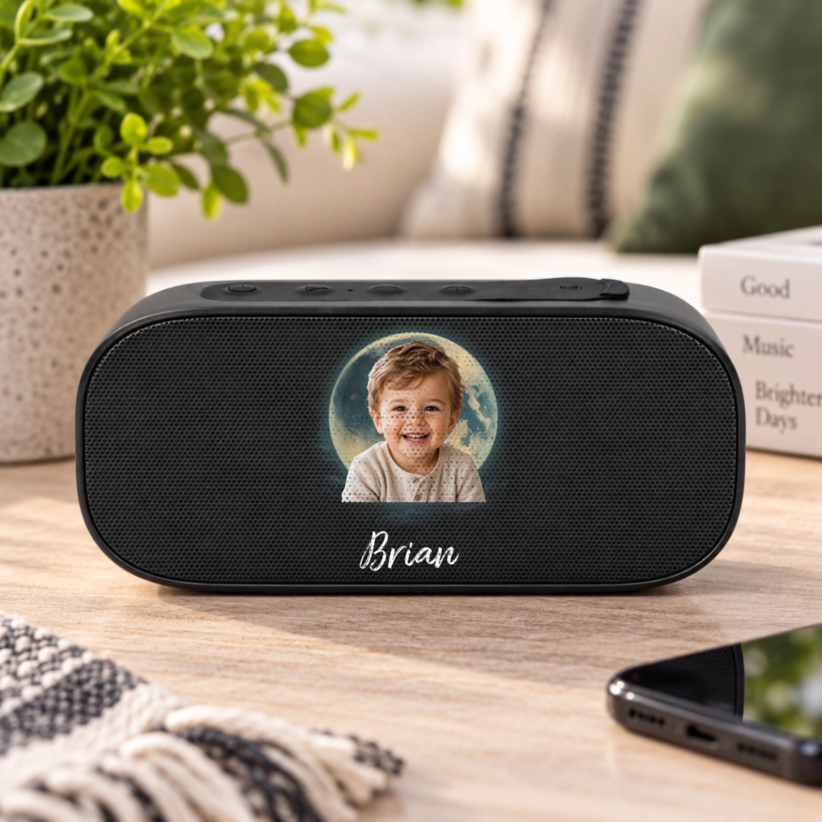 Love You to the Moon Personalized Kid Stark 2.0 Bluetooth Speaker