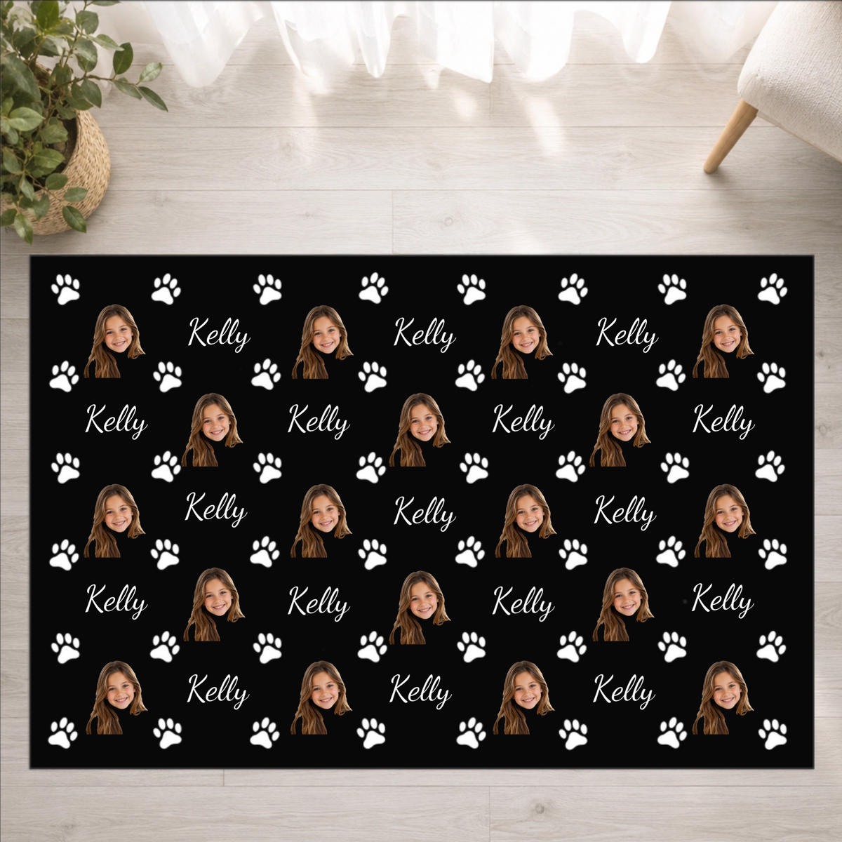 Pawfectly Yours Personalized Washable Rug