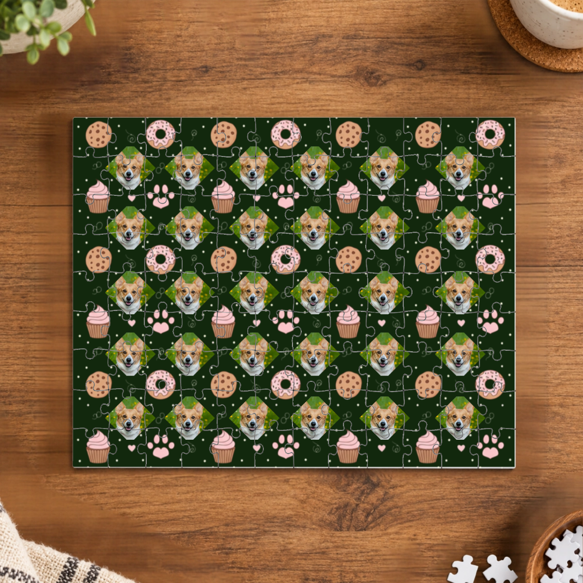 Paws & Pastry Personalized Dog Puzzle