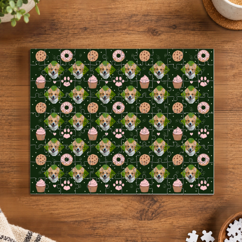 Paws & Pastry Personalized Dog Puzzle