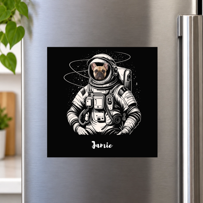 Out of This World Personalized Dog Magnet 6"