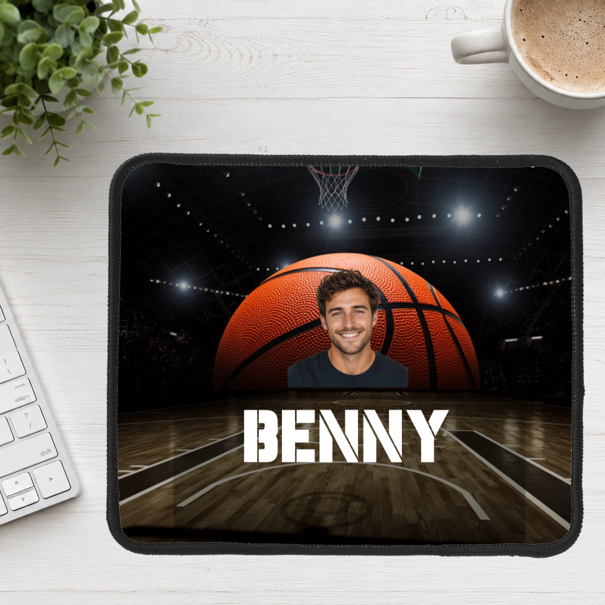Center Court Personalized Mouse Pad