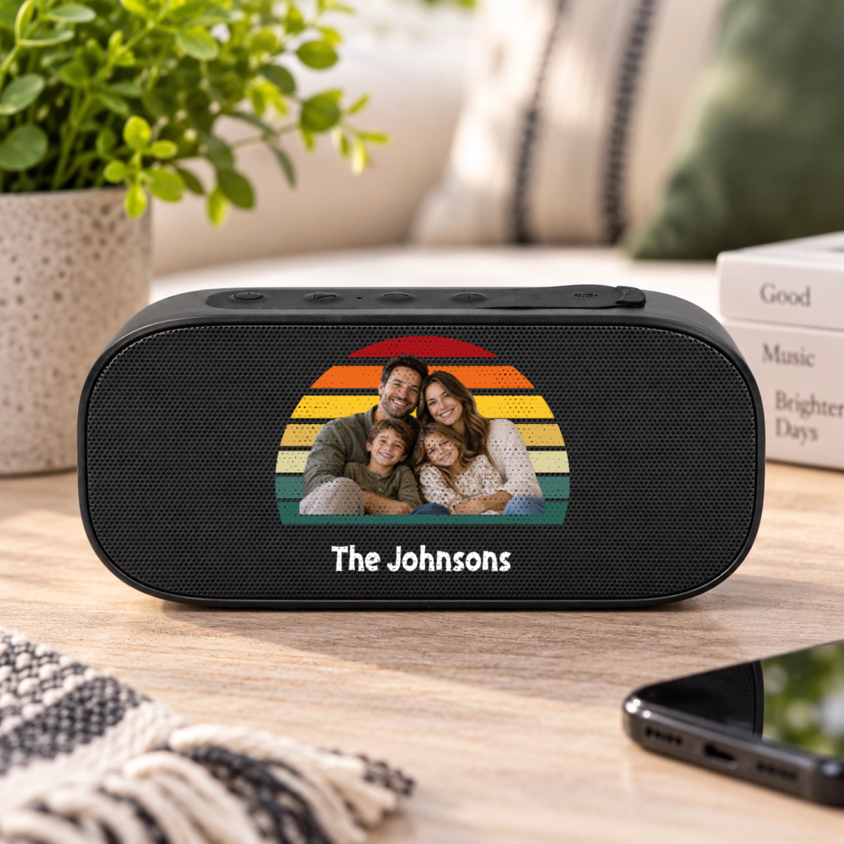 Happy Trails Personalized Family Stark 2.0 Bluetooth Speaker