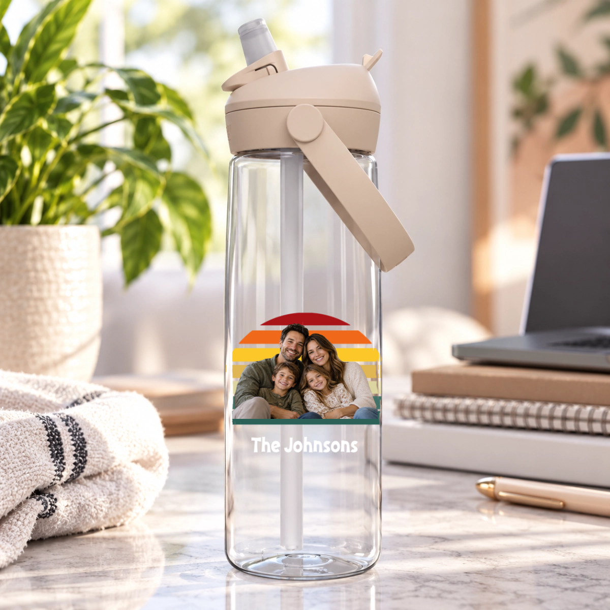 Happy Trails Personalized Family CamelBak Thrive™ 25 oz Flip Straw Bottle