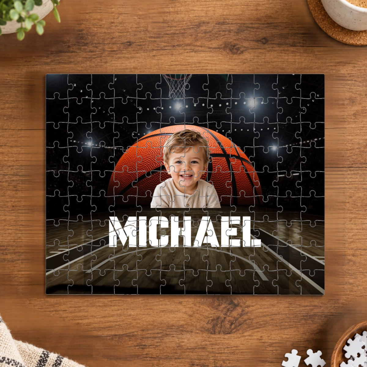 Center Court Personalized Kid Puzzle