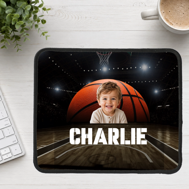 Center Court Personalized Kid Mouse Pad
