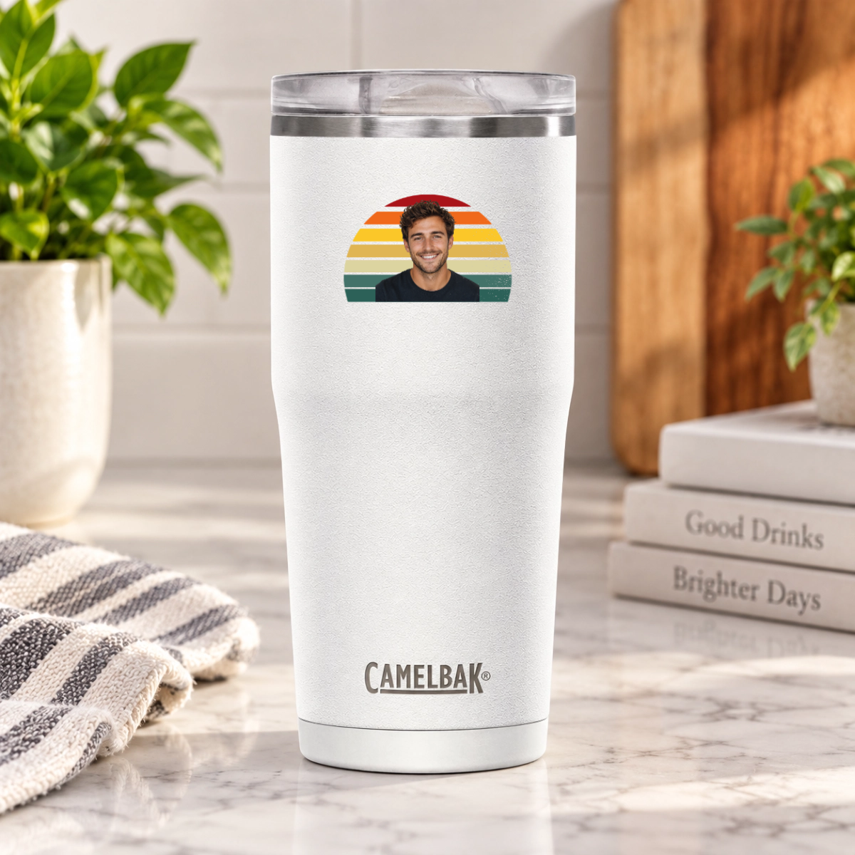 Happy Trails Personalized CamelBak Thrive Leak-Proof Tumbler 20 oz