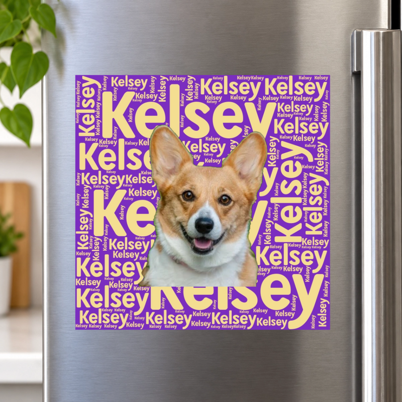 Signature Moments Personalized Dog Magnet 6"