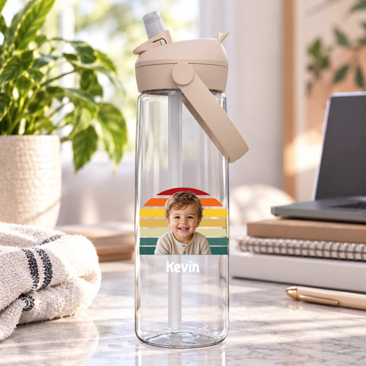 Happy Trails Personalized Kids CamelBak Thrive™ 25 oz Flip Straw Bottle