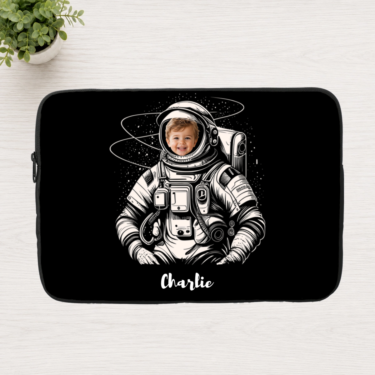 Out of This World Personalized Kids Laptop Sleeve