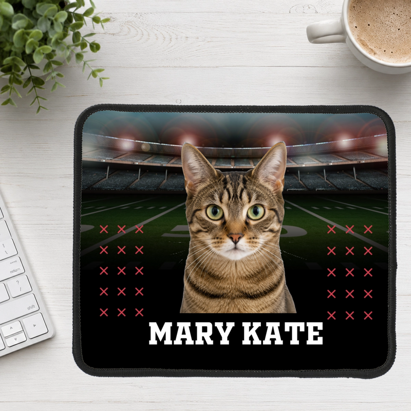 Friday Night Lights Personalized Cat Mouse Pad