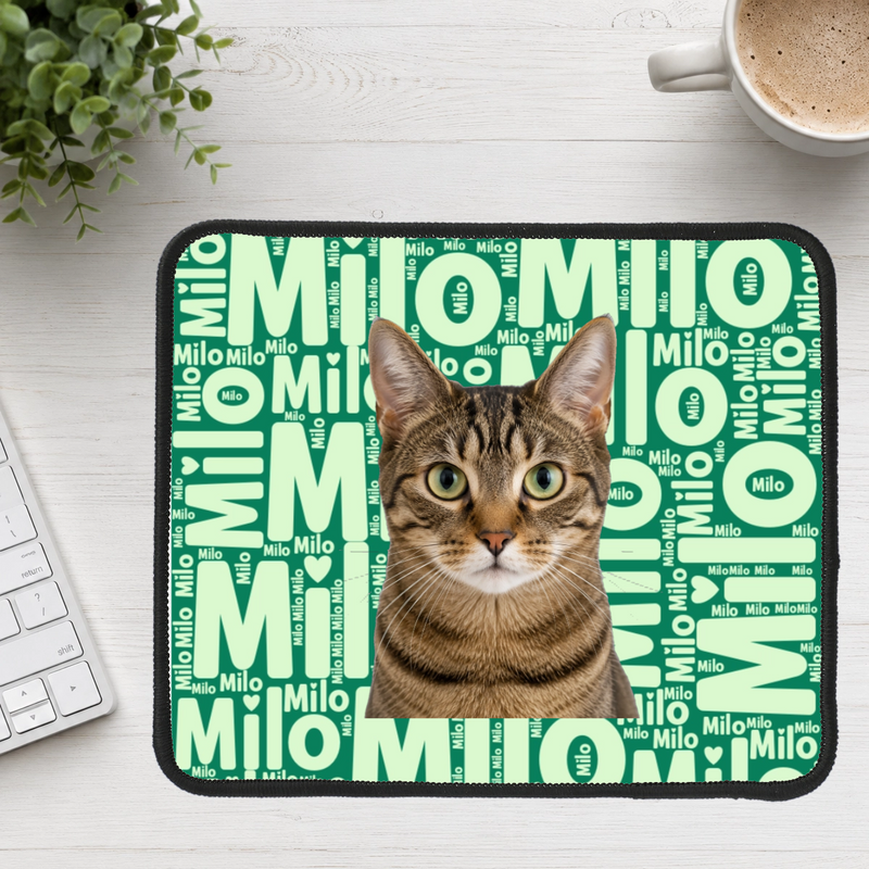 Signature Moments Personalized Cat Mouse Pad