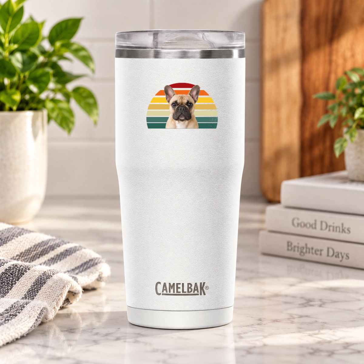 Happy Trails Personalized Dog CamelBak Thrive Leak-Proof Tumbler 20 oz