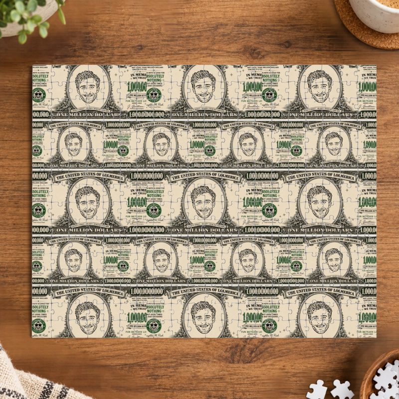 Worth A Million Bucks Personalized Puzzle