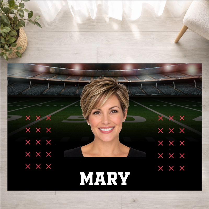 Friday Night Lights Personalized Washable Rug