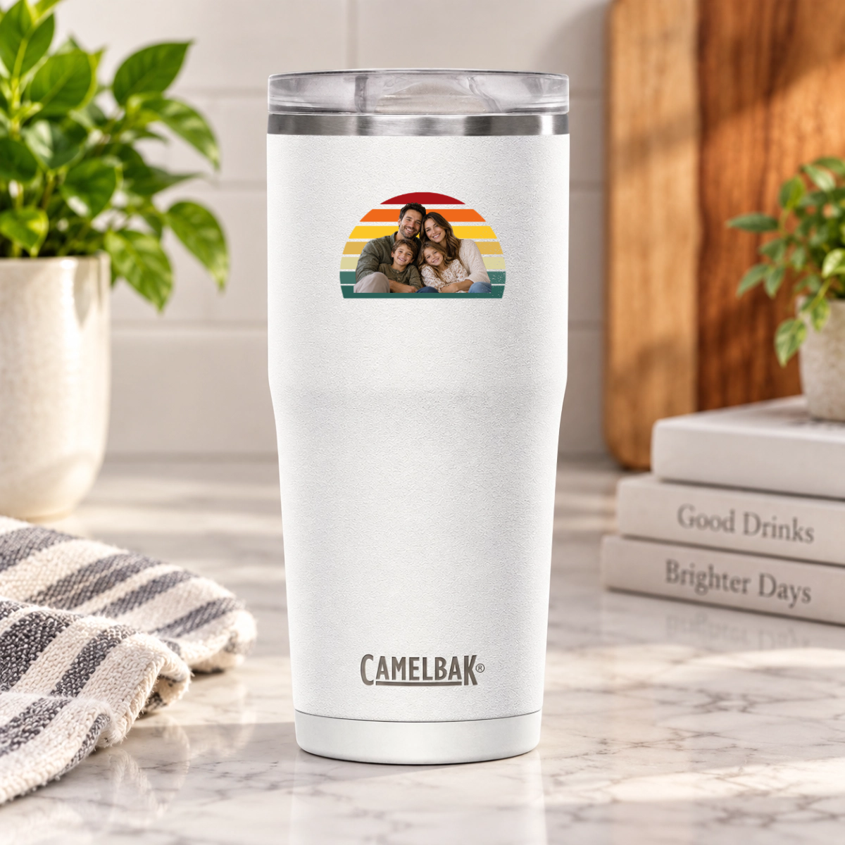 Happy Trails Personalized Family CamelBak Thrive Leak-Proof Tumbler 20 oz
