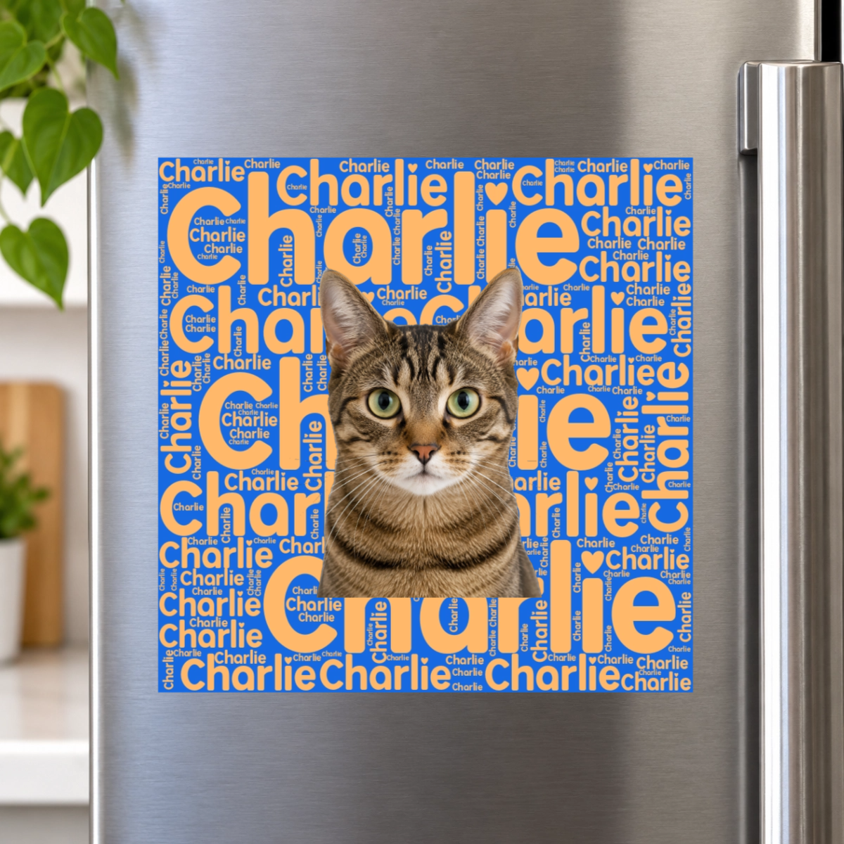 Signature Moments Personalized Cat Magnet 6"