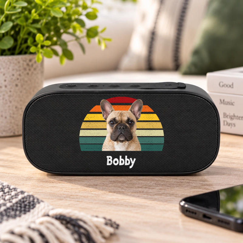 Happy Trails Personalized Dog Stark 2.0 Bluetooth Speaker