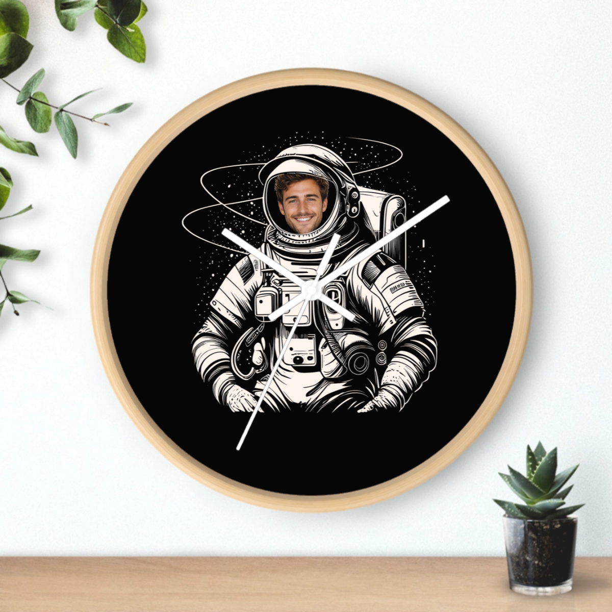 Out of This World Personalized Wall Clock