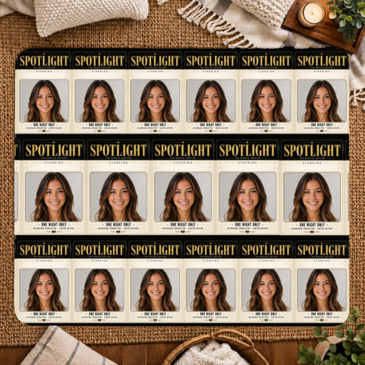 In the Spotlight Personalized 50x60 Sherpa Blanket