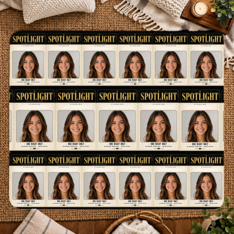 In the Spotlight Personalized 50x60 Sherpa Blanket